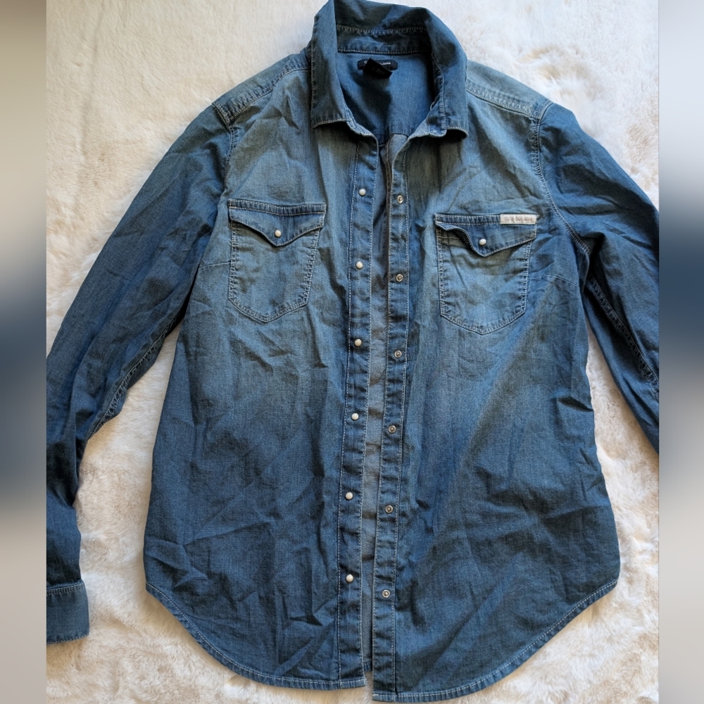 Calvin Klein Jeans Denim Button Shirt